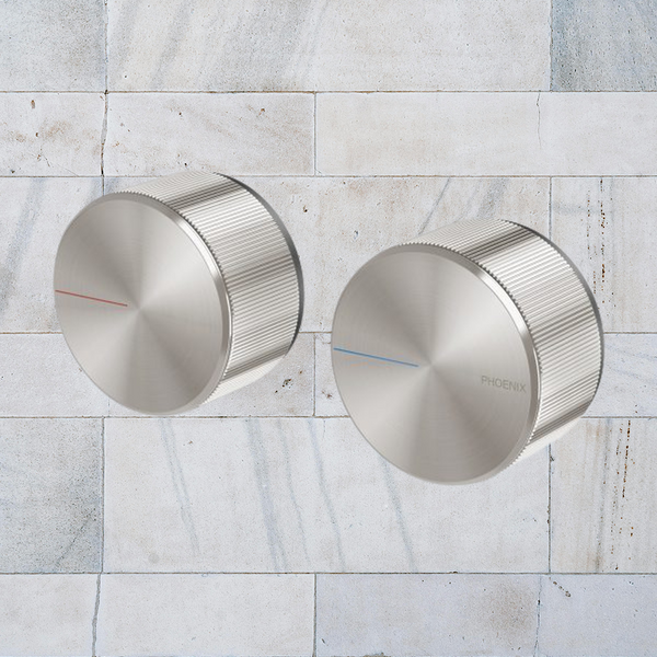 Phoenix Axia Wall Top Assemblies Brushed Nickel
