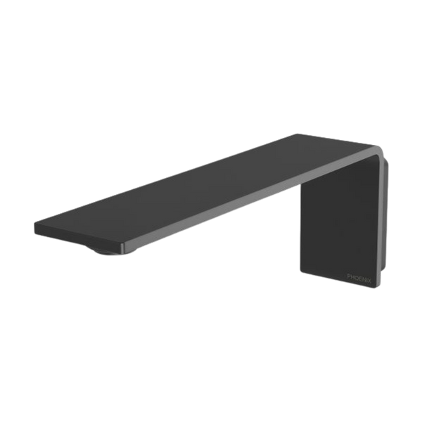 Phoenix Axia Wall Basin / Bath Outlet 200mm Matte Black