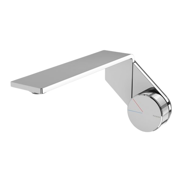 Phoenix Axia Wall Basin / Bath Mixer Set 200mm Chrome