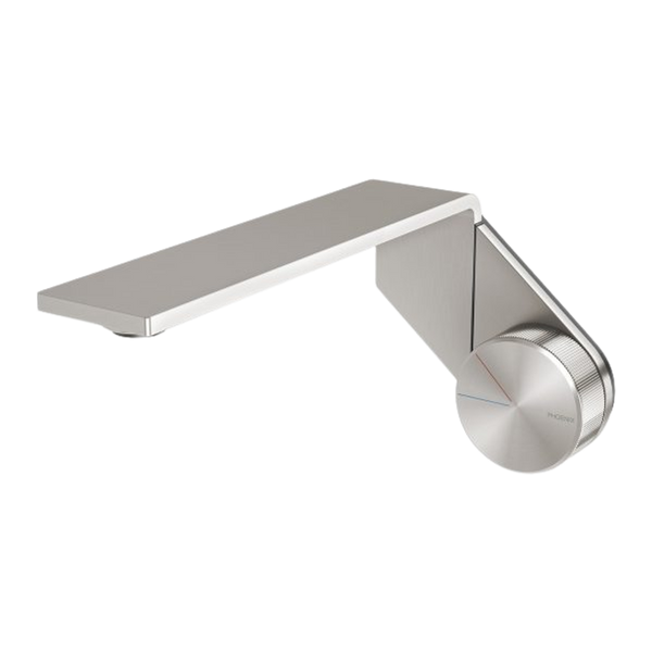 Phoenix Axia Wall Basin / Bath Mixer Set 200mm Brushed Nickel