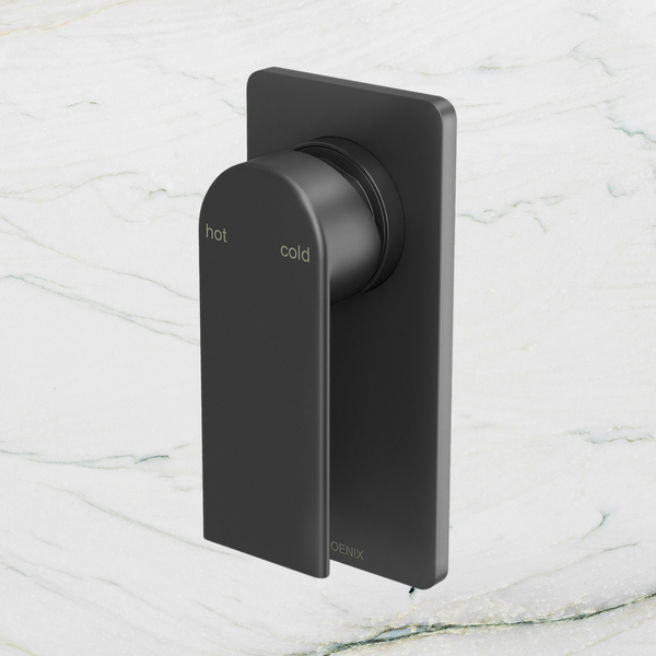 Phoenix Teel SwitchMix Shower / Wall Mixer Matte Black (Complete Kit)