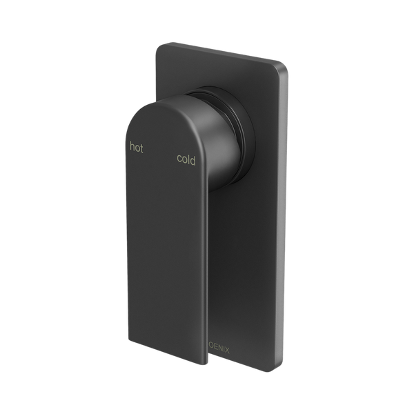 Phoenix Teel SwitchMix Shower / Wall Mixer Matte Black (Complete Kit)