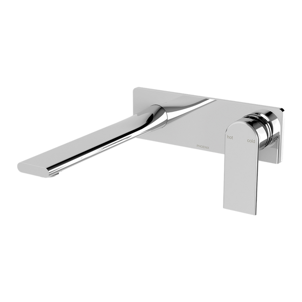 Phoenix Teel SwitchMix Wall Basin / Bath Mixer Set 200mm Chrome (Complete Kit)