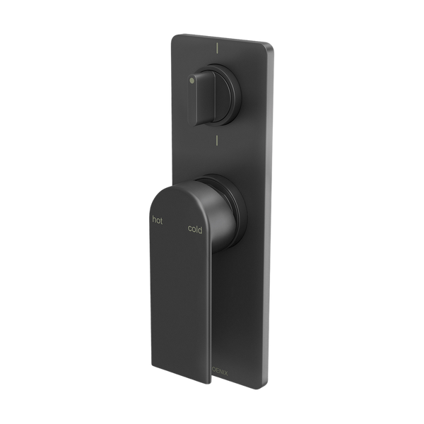 Phoenix Teel SwitchMix Shower / Bath Diverter Mixer Matte Black (Complete Kit)