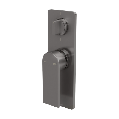 Phoenix Teel SwitchMix Shower / Bath Diverter Mixer Brushed Carbon (Complete Kit)