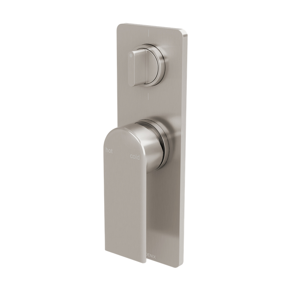 Phoenix Teel SwitchMix Shower / Bath Diverter Mixer Fit-Off Kit Brushed Nickel