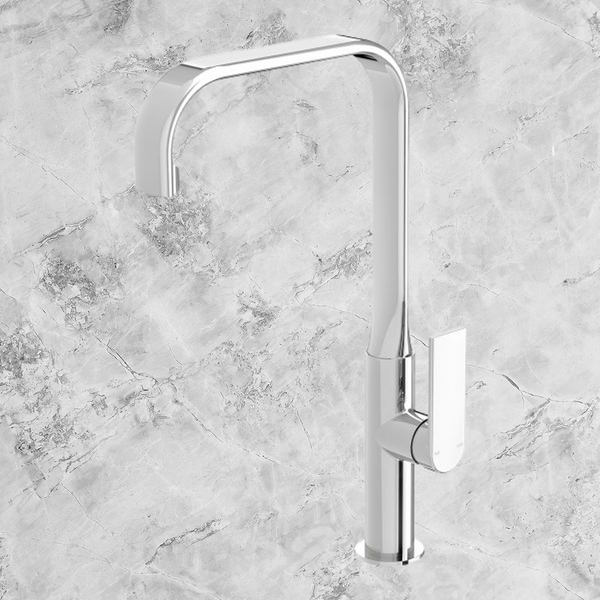 Phoenix Teel Sink Mixer 200mm Squareline Chrome