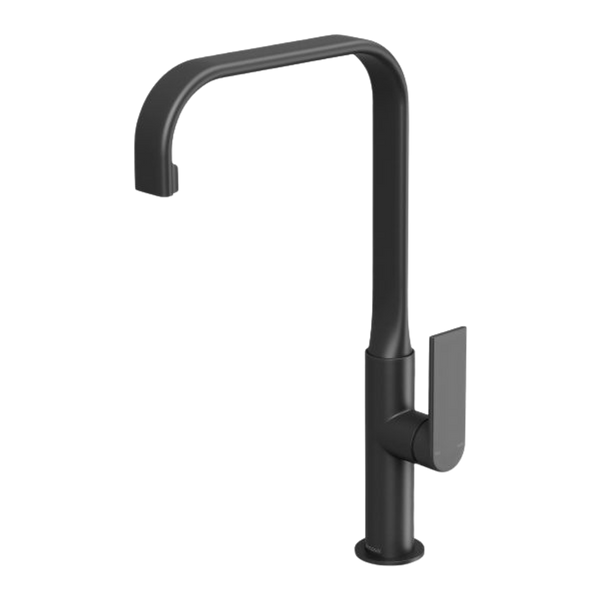 Phoenix Teel Sink Mixer 200mm Squareline Matte Black