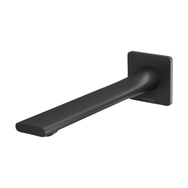 Phoenix Teel Wall Basin Outlet 200mm Matte Black