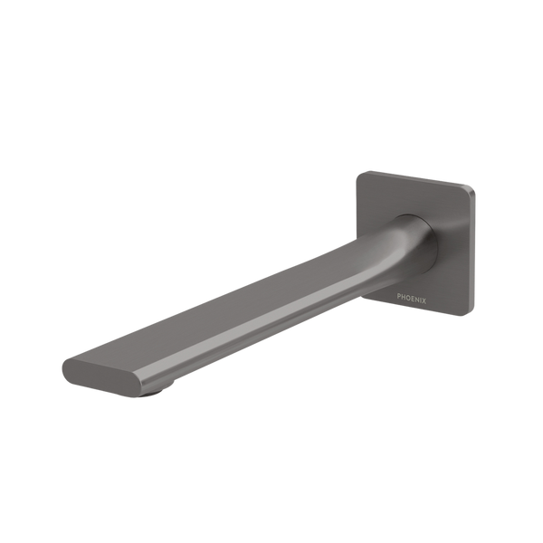 Phoenix Teel Wall Basin Outlet 200mm Brushed Carbon