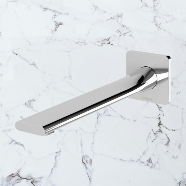Phoenix Teel Wall Bath Outlet 200mm Chrome