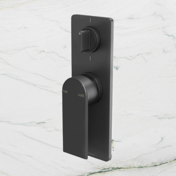 Phoenix Teel Shower / Bath Diverter Mixer Matte Black