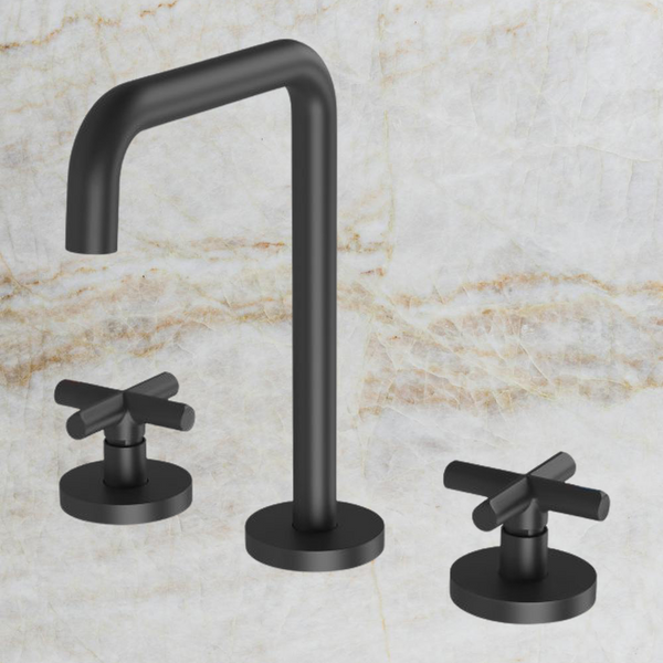 Phoenix Vivid Slimline Plus Basin Set Matte Black