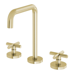 Phoenix Vivid Slimline Plus Basin Set Brushed Gold Lead Free