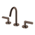 Phoenix Vivid Slimline Plus Lever Basin Set Brushed Bronze Lead Free