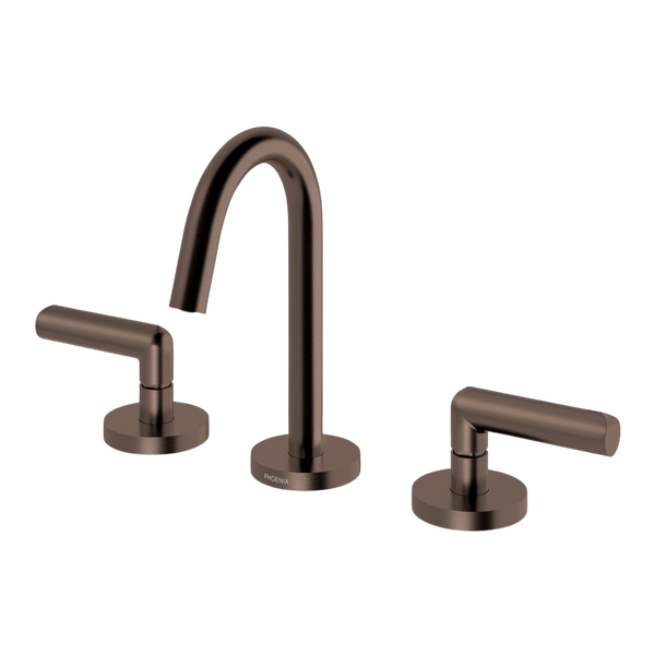 Phoenix Vivid Slimline Plus Lever Basin Set Brushed Bronze Lead Free