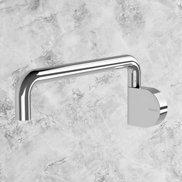 Phoenix Designer Swivel Bath Outlet 230mm Round Chrome