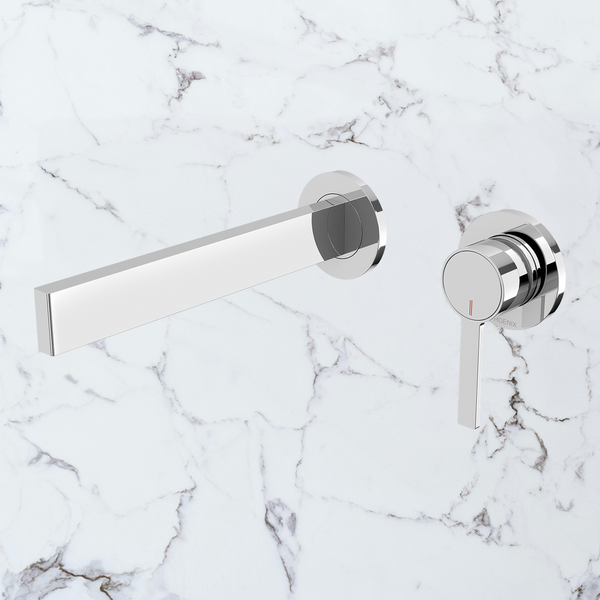 Phoenix Lexi MKII SwitchMix Wall Bath Mixer Set 200mm Fit-Off Kit  Chrome