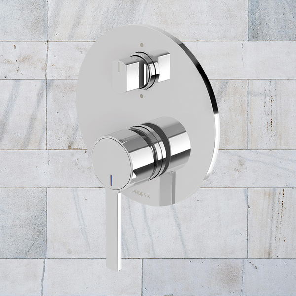 Phoenix Lexi MKII SwitchMix Shower / Bath Diverter Mixer Fit-Off Kit  Chrome