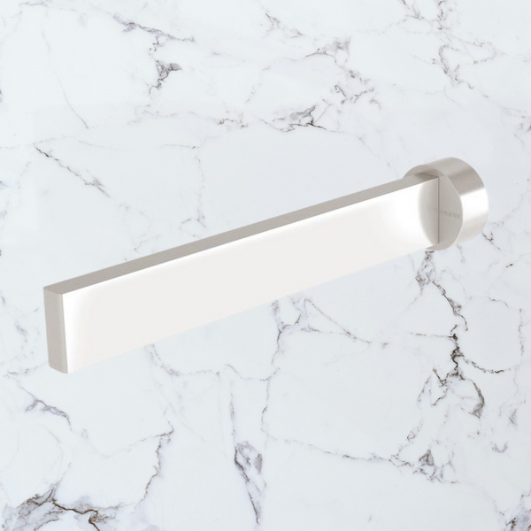 Phoenix Lexi MKII Bath Outlet 200mm  Brushed Nickel