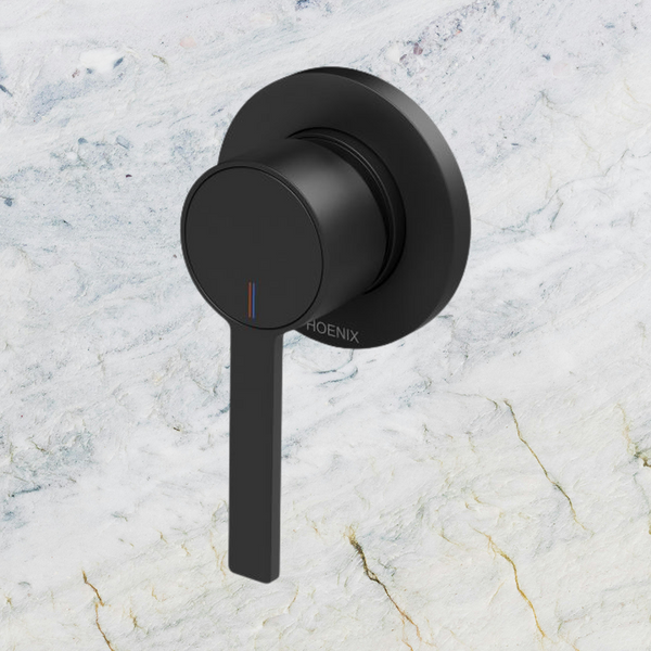 Phoenix Lexi MKII Shower / Wall Mixer Matte Black