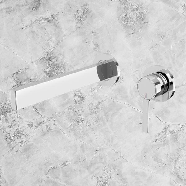 Phoenix Lexi MKII Wall Bath Mixer Set 200mm  Chrome