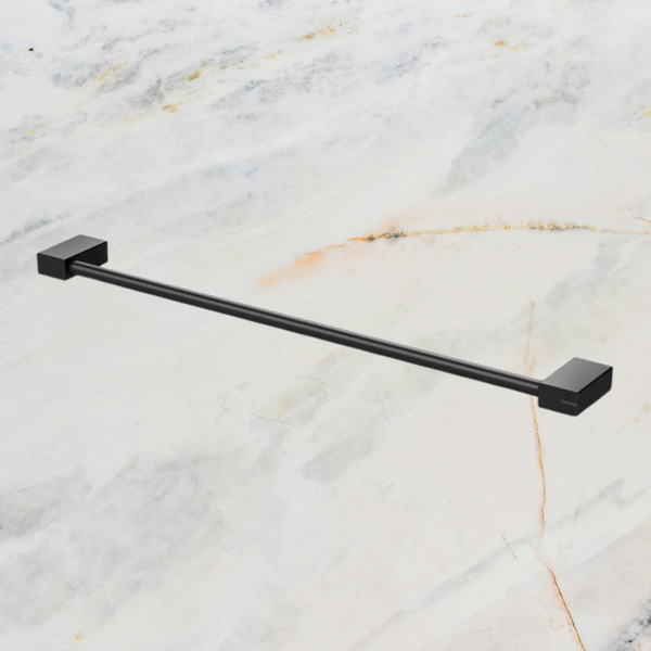 Phoenix Lexi MKII Single Towel Rail 600mm Matte Black