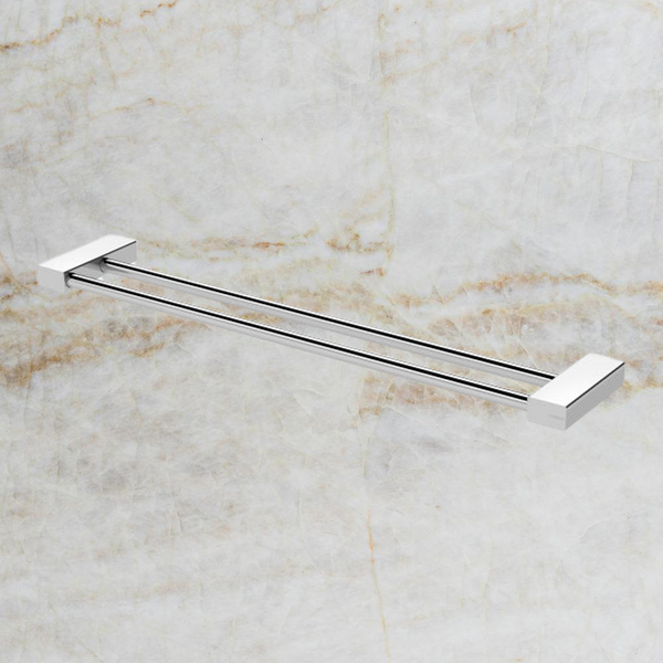 Phoenix Lexi MKII Double Towel Rail 600mm Chrome