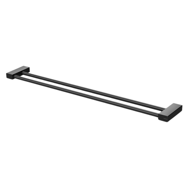 Phoenix Lexi MKII Double Towel Rail 800mm Matte Black