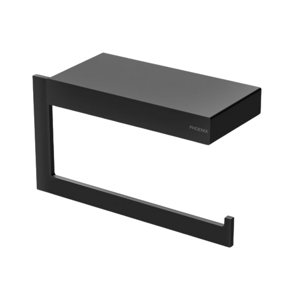 Phoenix Lexi MKII Toilet Roll Holder Matte Black