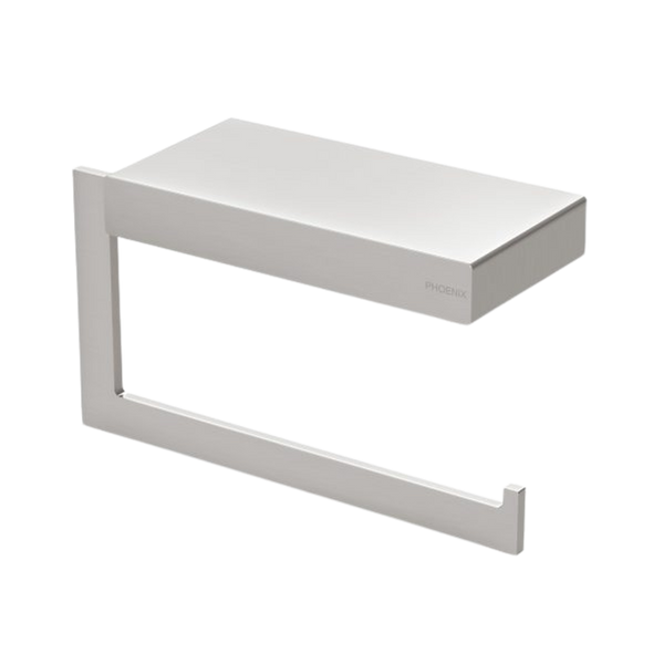 Phoenix Lexi MKII Toilet Roll Holder Brushed Nickel