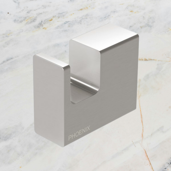 Phoenix Lexi MKII Robe Hook  Brushed Nickel