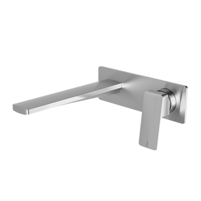 Phoenix Enviro316 Wall Basin / Bath Mixer Set 200mm Stainless Steel