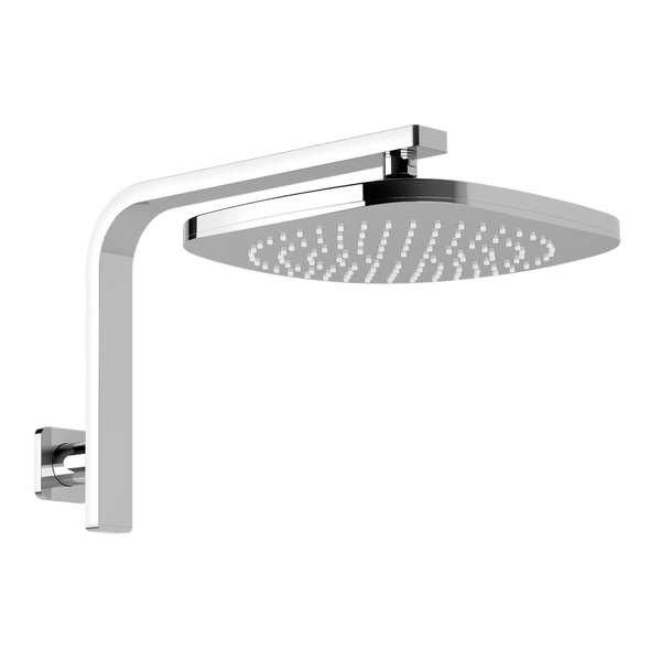 Phoenix Nuage High-Rise Shower Arm & Rose Chrome