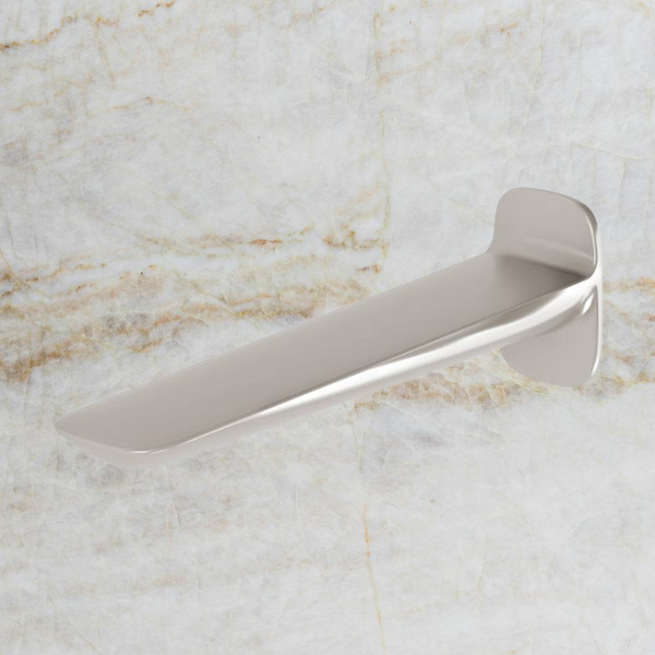 Phoenix Nuage Wall Basin / Bath Outlet 200mm  Brushed Nickel