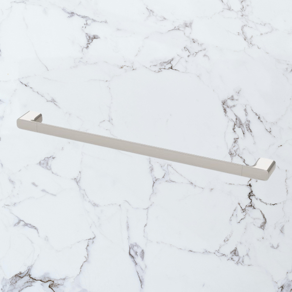 Phoenix Nuage Single Towel Rail 600mm Brushed Nickel