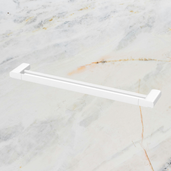Phoenix Nuage Double Towel Rail 600mm Matte White