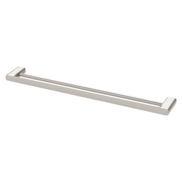Phoenix Nuage Double Towel Rail 800mm  Brushed Nickel