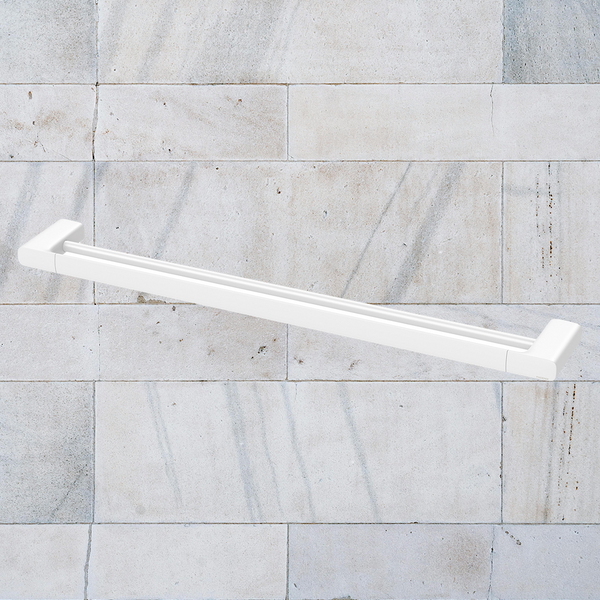 Phoenix Nuage Double Towel Rail 800mm  Matte White
