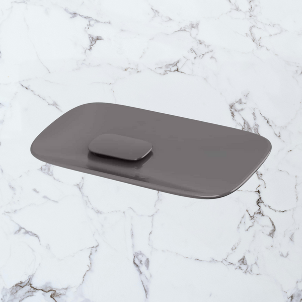 Phoenix Nuage Soap Dish Brushed Carbon