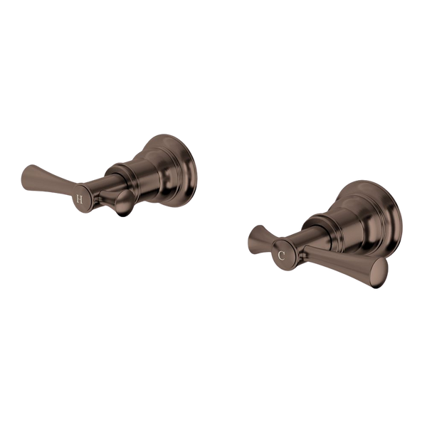 Phoenix Cromford Wall Top Assemblies Brushed Bronze Lead Free