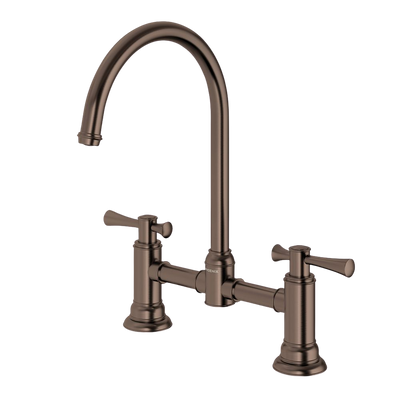Phoenix Cromford Exposed Sink Set Brushed Bronze Lead Free