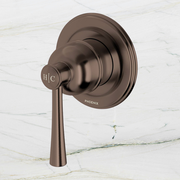 Phoenix Cromford SwitchMix Shower/Wall Mixer (Fit-Off Kit) Brushed Bronze Lead Free