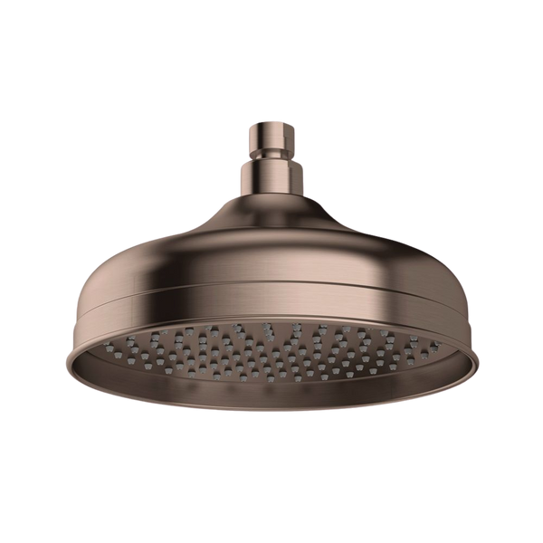 Phoenix Cromford Shower Rose 210mm Brushed Bronze