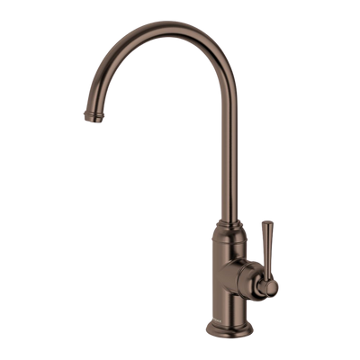 Phoenix Cromford Sink Mixer 180mm Brushed Bronze Lead Free
