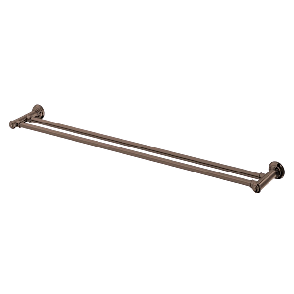 Phoenix Cromford Double Towel Rail 800mm Brushed Bronze