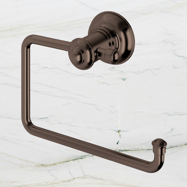 Phoenix Cromford Toilet Roll Holder Brushed Bronze