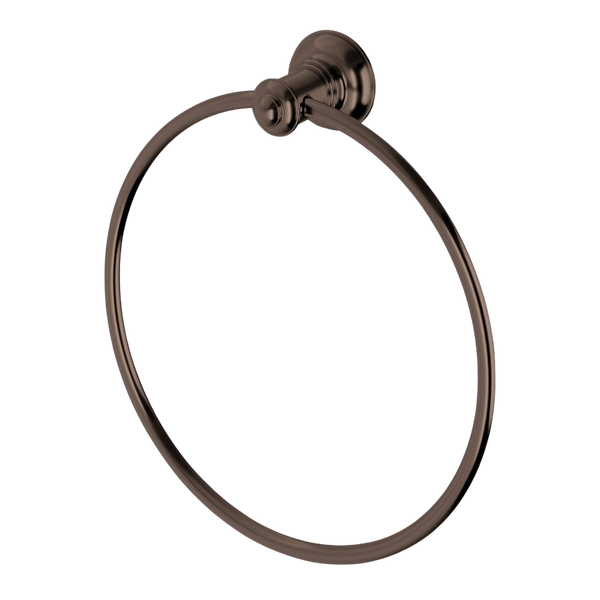 Phoenix Cromford Hand Towel Holder Brushed Bronze