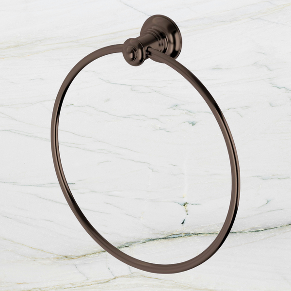Phoenix Cromford Hand Towel Holder Brushed Bronze