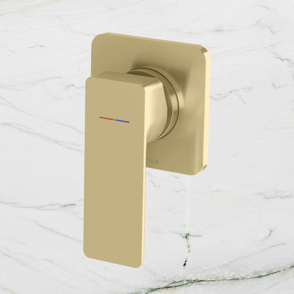 Phoenix Gloss MKII SwitchMix Shower / Wall Mixer Fit-Off Kit Brushed Gold